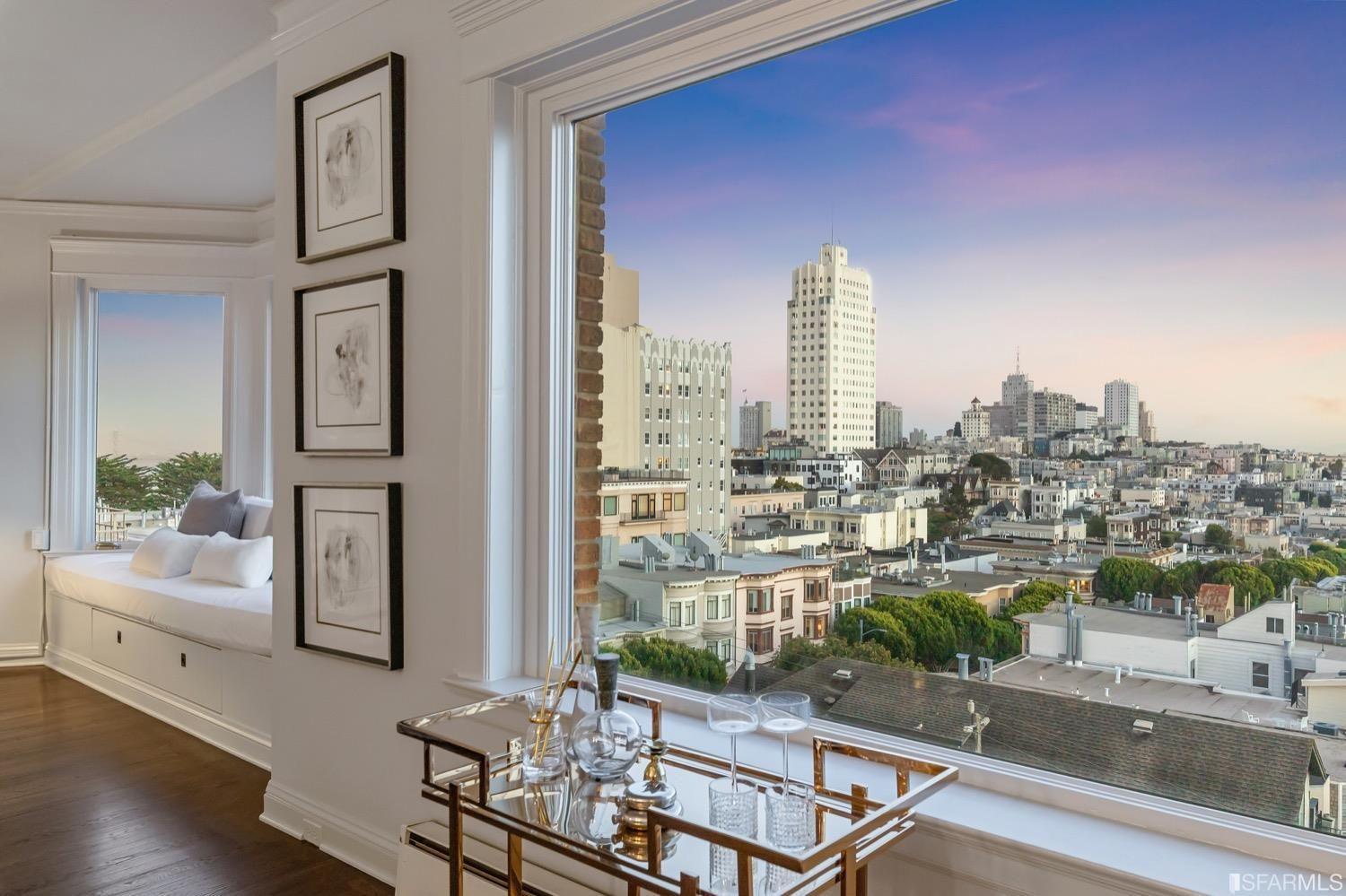 2111 Hyde Street, Unit 503 window view from dining room