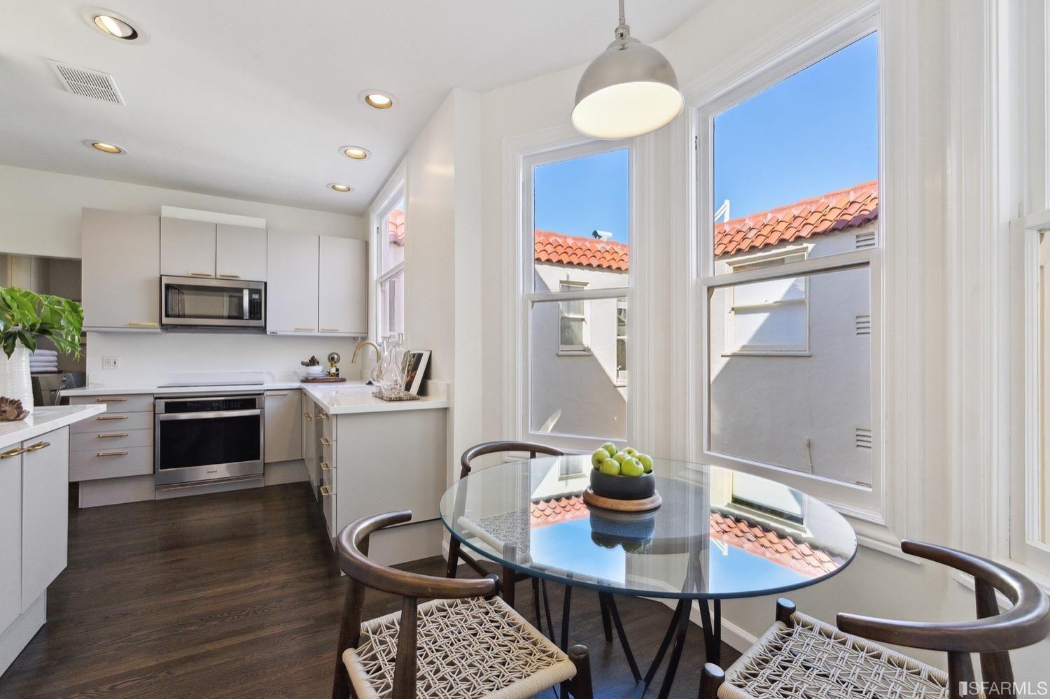kitchen and casual dining table