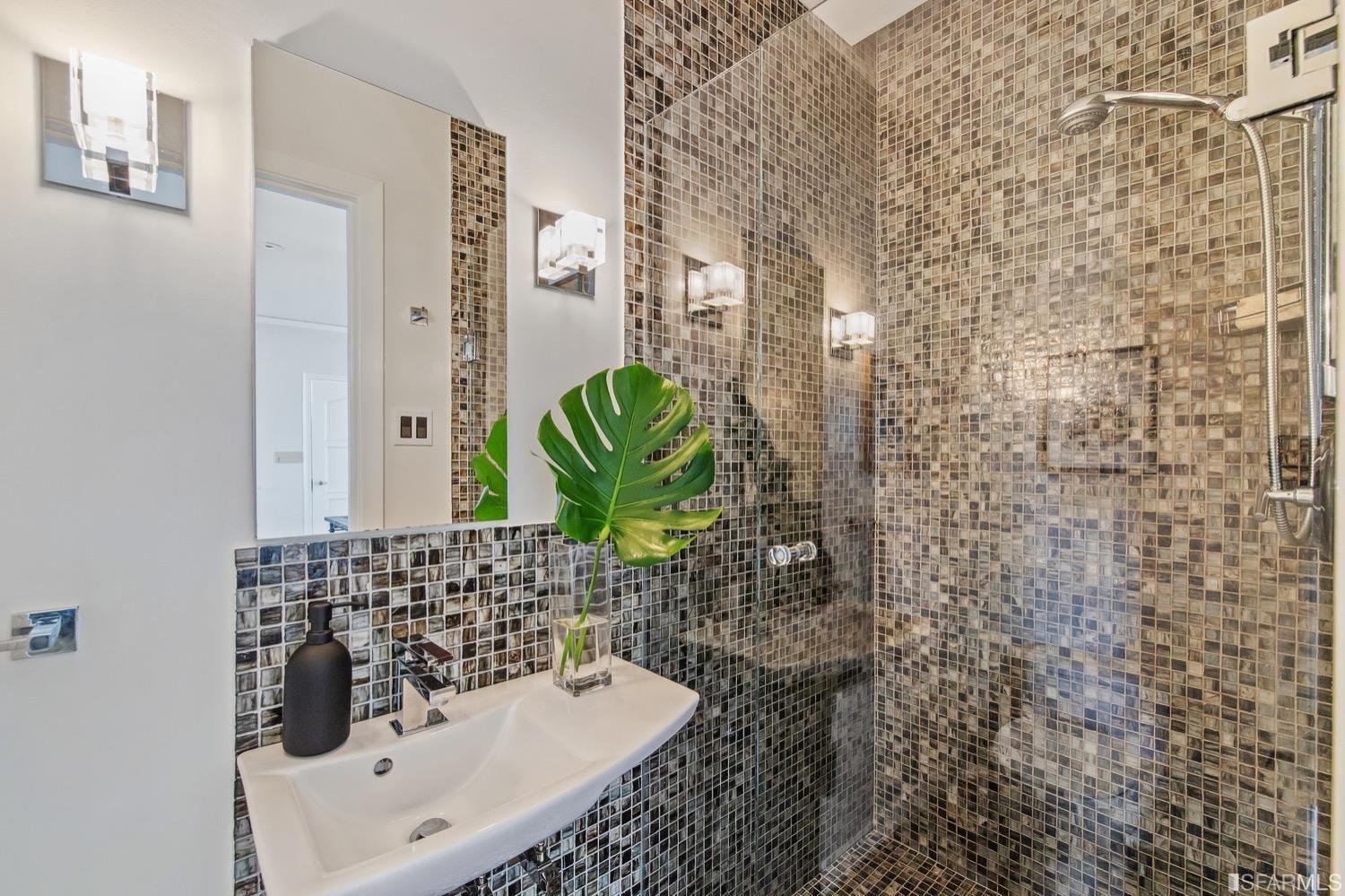tiled bathroom