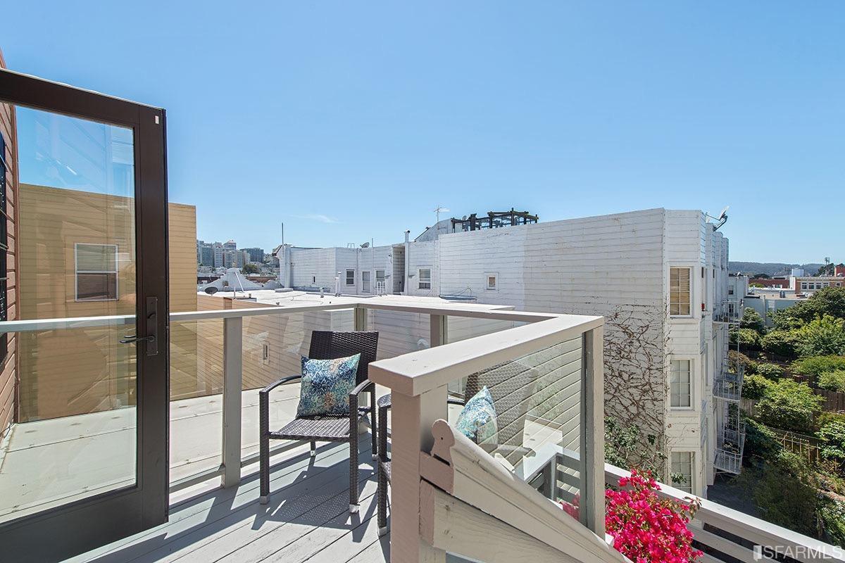 patio on a sunny day